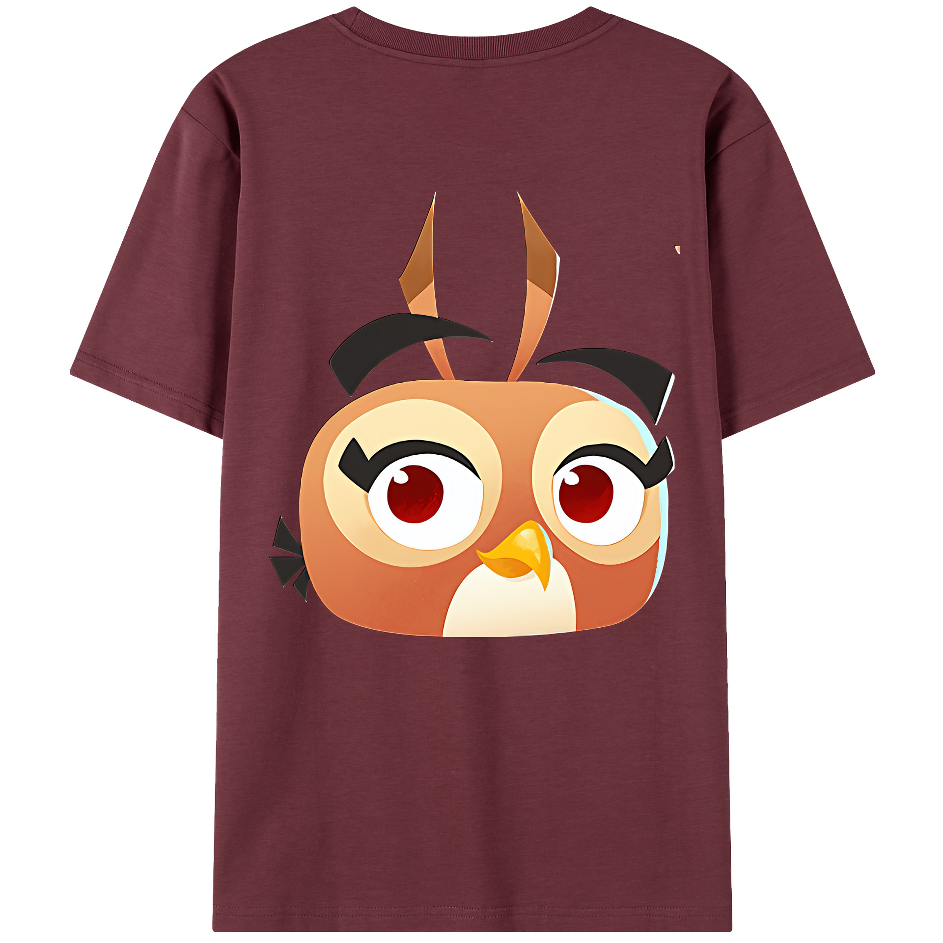 （画像用） Angry Birds アングリーバード 綿100％半袖Tシャツ（背面プリント）
